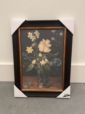 12" x 16" Floral Cotton Canvas Framed Wall
Art - Threshold Studio McGee